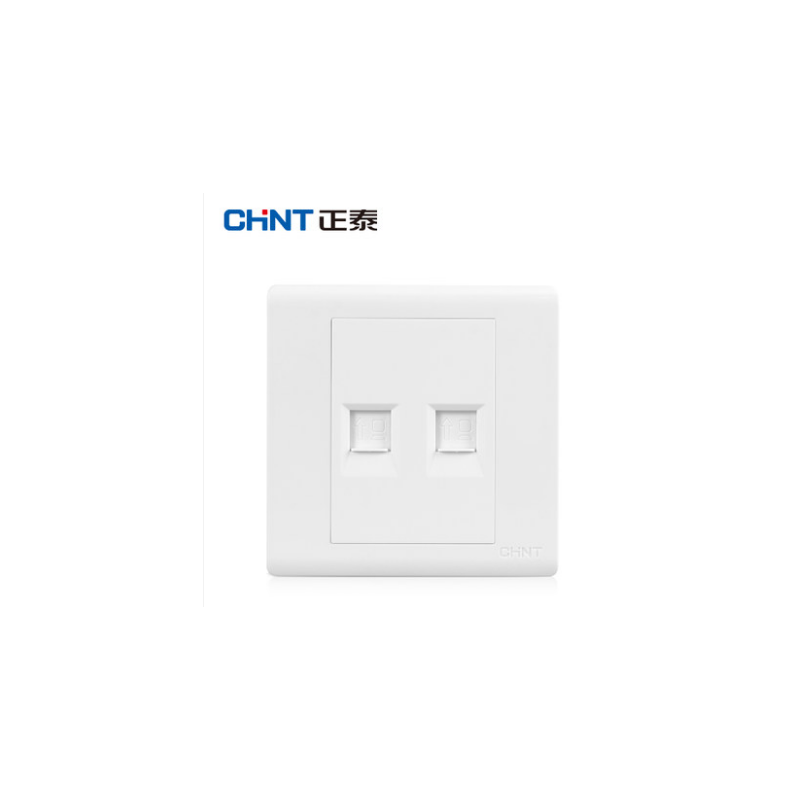 正泰(CHNT) 双电话插座 NEW2-C20802 香槟色高清大图