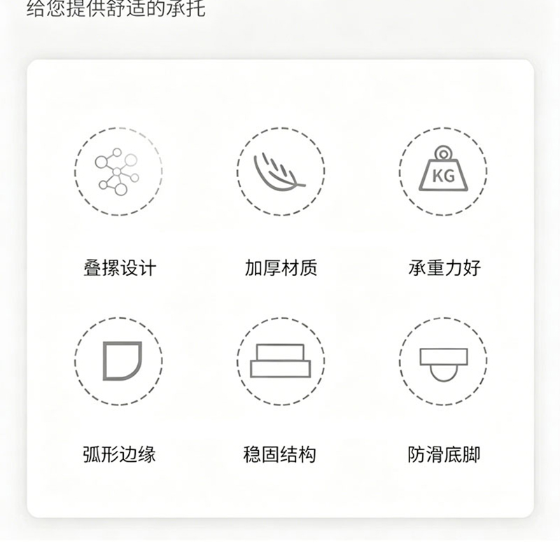 友鑫邦 塑料圆凳 高45cm 个高清大图