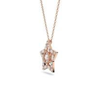 施华洛世奇(SWAROVSKI)施华洛世奇星形吊坠项链耳钉套装玫瑰金水