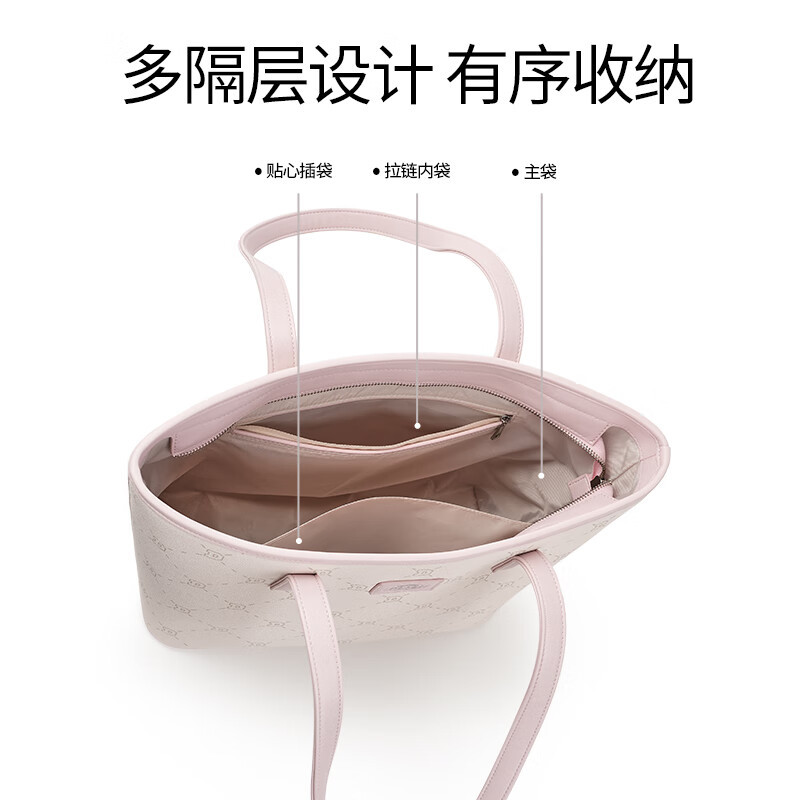 Dickies女士托特包斜挎手提包多隔层包包女包2024新高级感单肩大容量