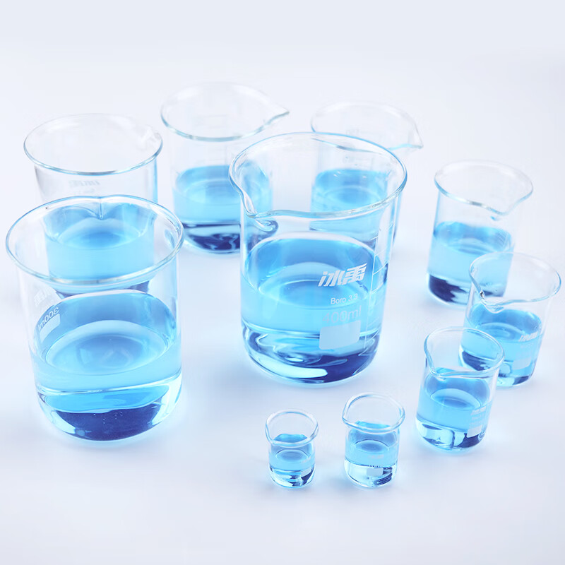 冰禹 玻璃烧杯 BYrl-199 高硼硅玻璃 200ml 2个 1件高清大图