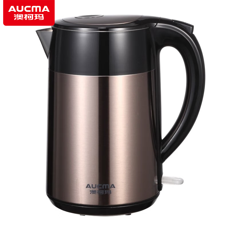 澳柯瑪(AUCMA)ADK-1850G3 烧水壶 304不锈钢无缝内胆一键开盖PTC保温电热水壶