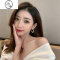 JiMi小众设计高级感扭曲镂空耳环女夏2022年新款潮轻奢ins风耳圈耳饰