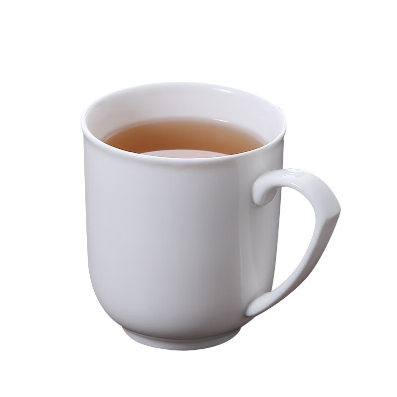 富诚行 5#盖杯 8.5*8cm 带盖 陶瓷杯 (计价单位:个)高清大图