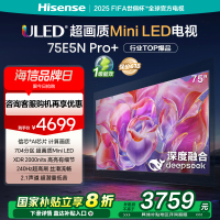 海信75E5N Pro+ 75英寸Mini LED DeepSeek AI电视机 75E5ND-PRO 以旧换新补贴