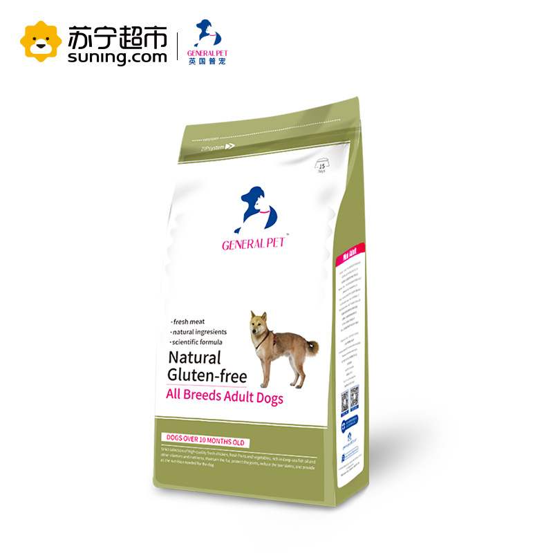 英国普宠GENERAL PET 全犬种通用型成犬狗粮4.5kg