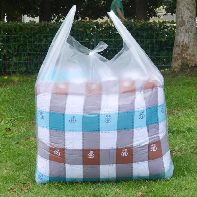 塑料袋子大号白色加厚收纳袋子方便袋搬家打包袋超大号透明塑料袋6510