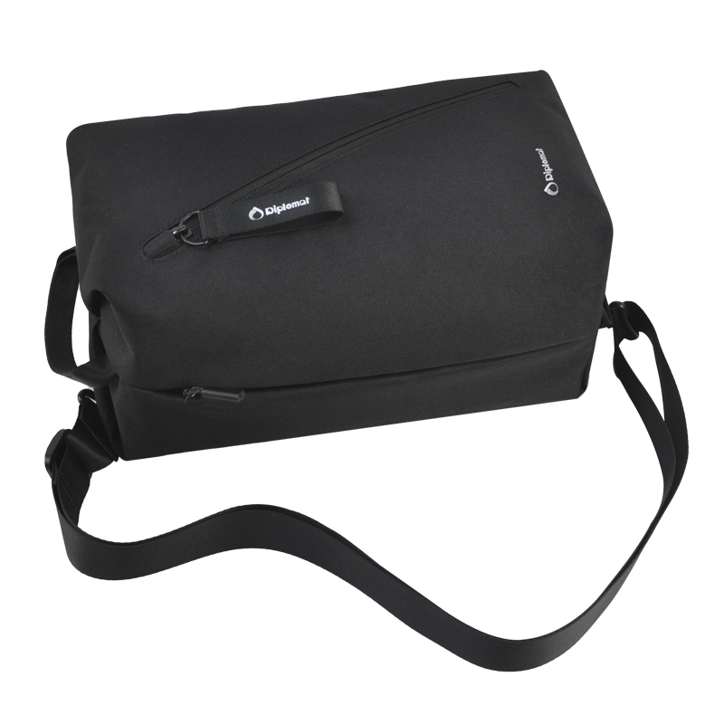 外交官(Diplomat) 斜挎包 DS-14106L黑色高清大图