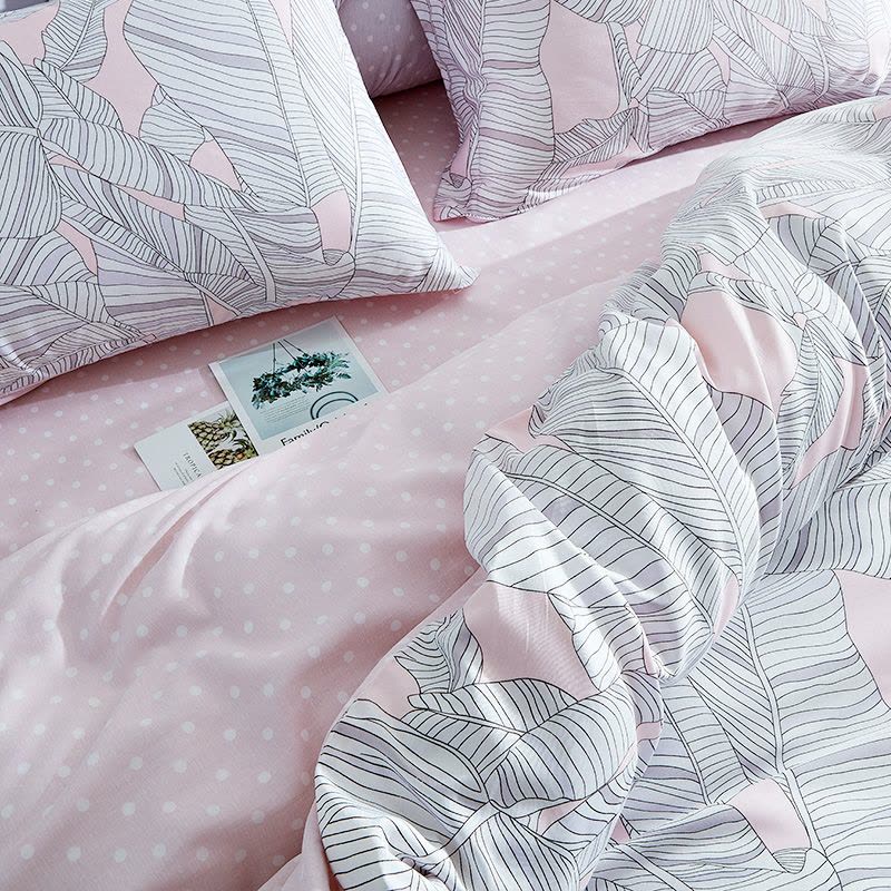 美帮汇家纺速干天丝四件套床上用品夏天冰丝丝滑床单被套亲肤图片