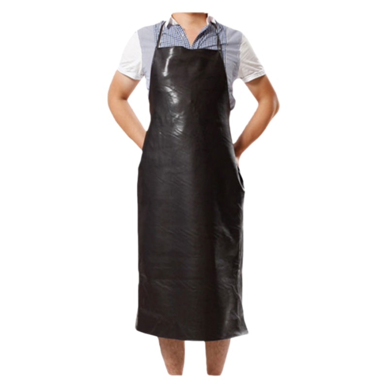 添盾 皮革防水防油耐酸碱PU围裙 TD-BPW1062 1m 深褐色 件高清大图
