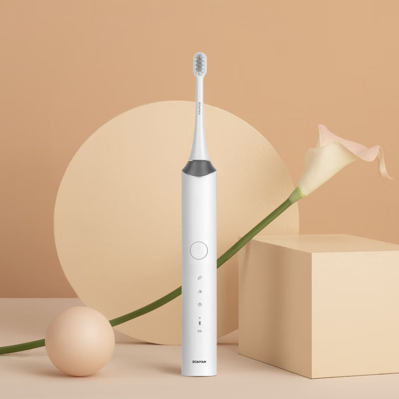 罗曼(ROAMAN) 电动牙刷成人防水声波电动牙刷 HT10Pro 黑/白(备注颜色)高清大图