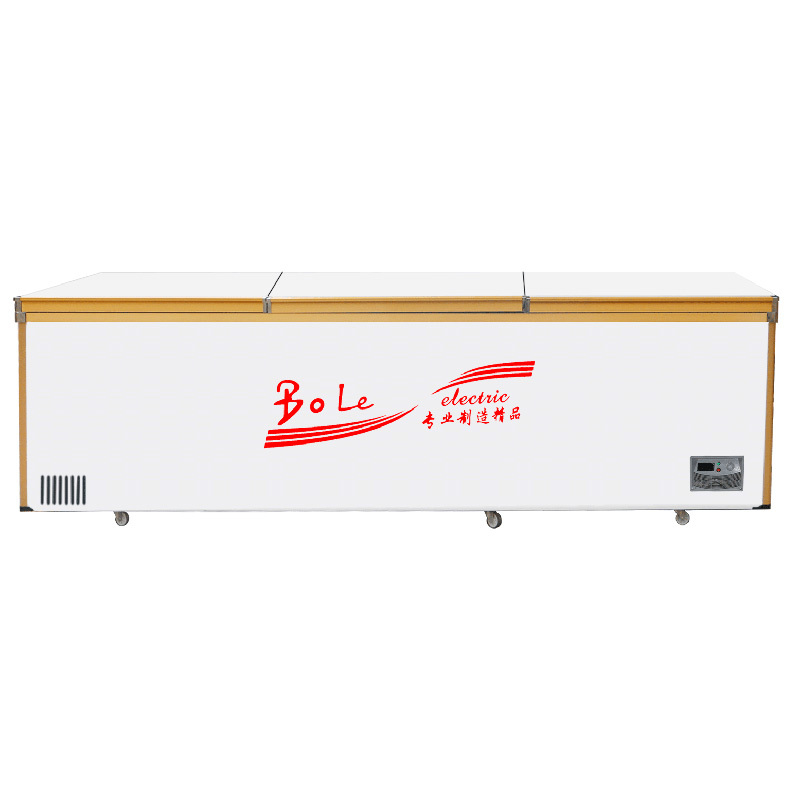 五洲伯乐(WUZHOUBOLE)WR/WF-1380 1380升卧式冷柜 冷藏冷冻柜商用大冷柜 速冻柜直冷顶开门(白色)