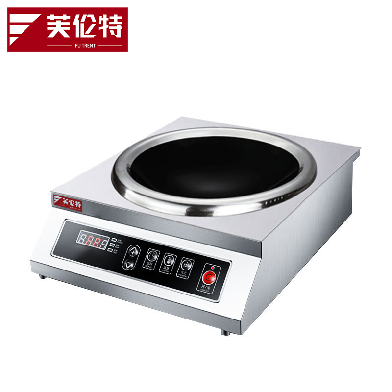 芙伦特商用商用电磁炉大功率3500w 台式凹面炉 台式家用电磁灶电炒炉 3500台式凹面炉 FLT-TA3.5A-03