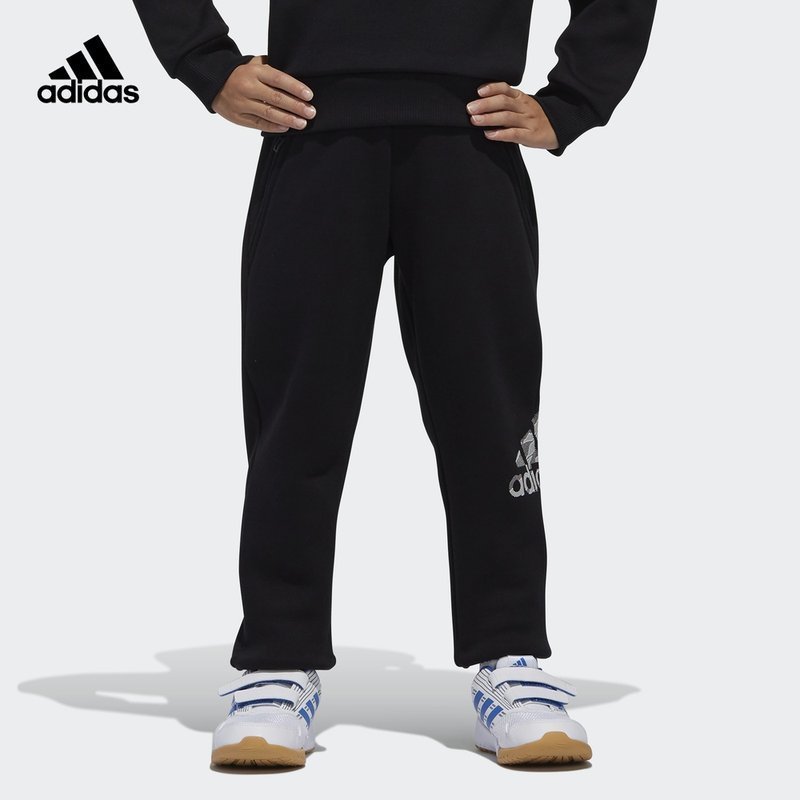 阿迪达斯儿童(ADIDAS KIDS) 男小童训练针织长裤 DT2430
