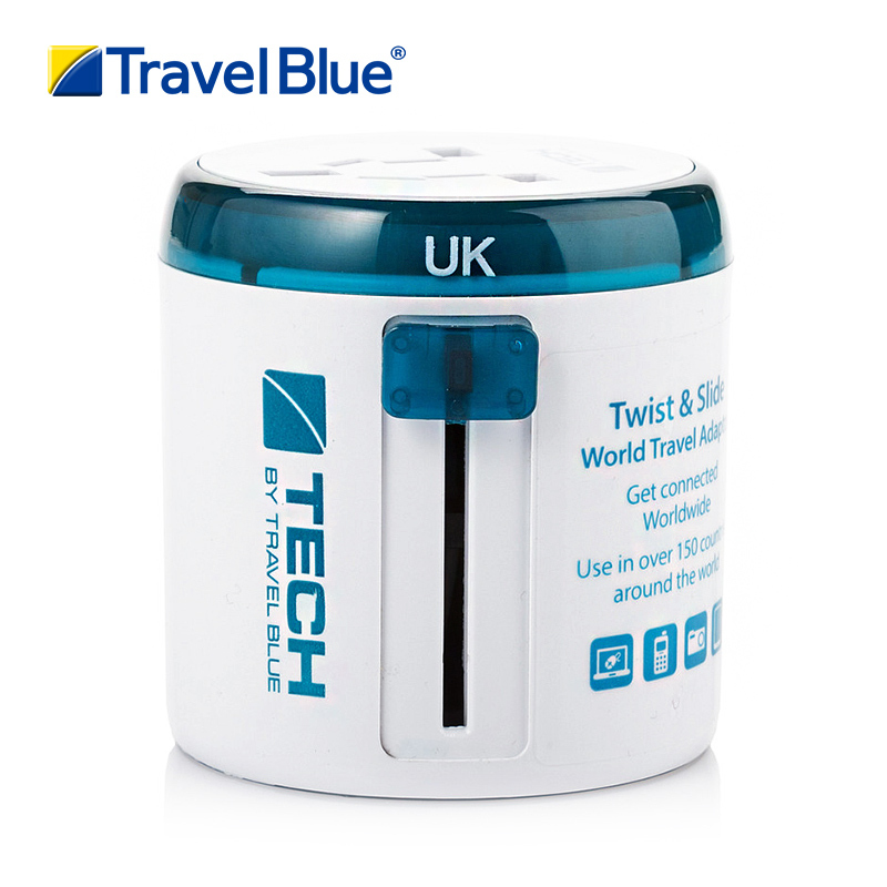 Travel Blue 蓝旅 魔方环球通用转换插座260绿色