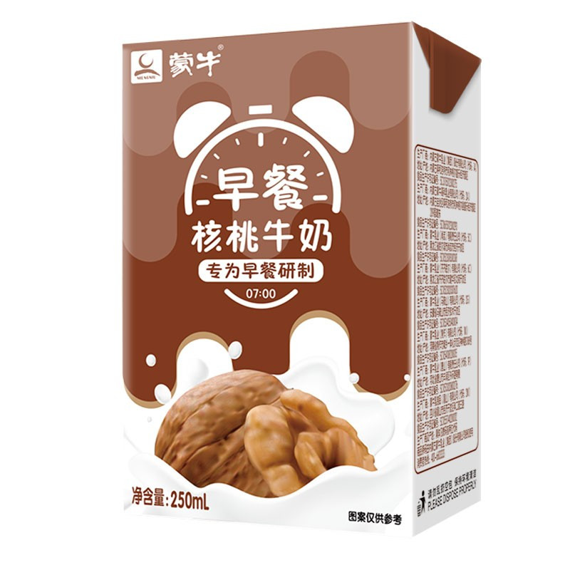 蒙牛早餐奶 核桃味牛奶 250ml*16盒