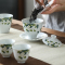 苏氏陶瓷(SUSHI CERAMICS)日式功夫茶具 青灰山茶杯陶瓷茶具 家用泡茶盖碗敬茶杯茶具礼盒装