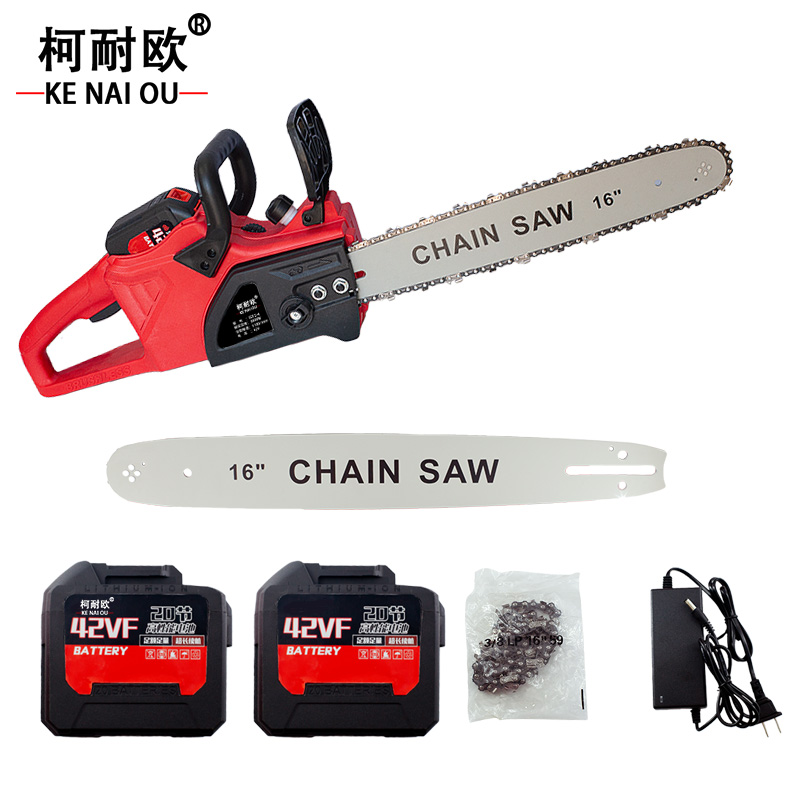柯耐欧 无刷锂电锯伐木锯电链锯高速锯 20节一电一充 20节两电一充 套高清大图