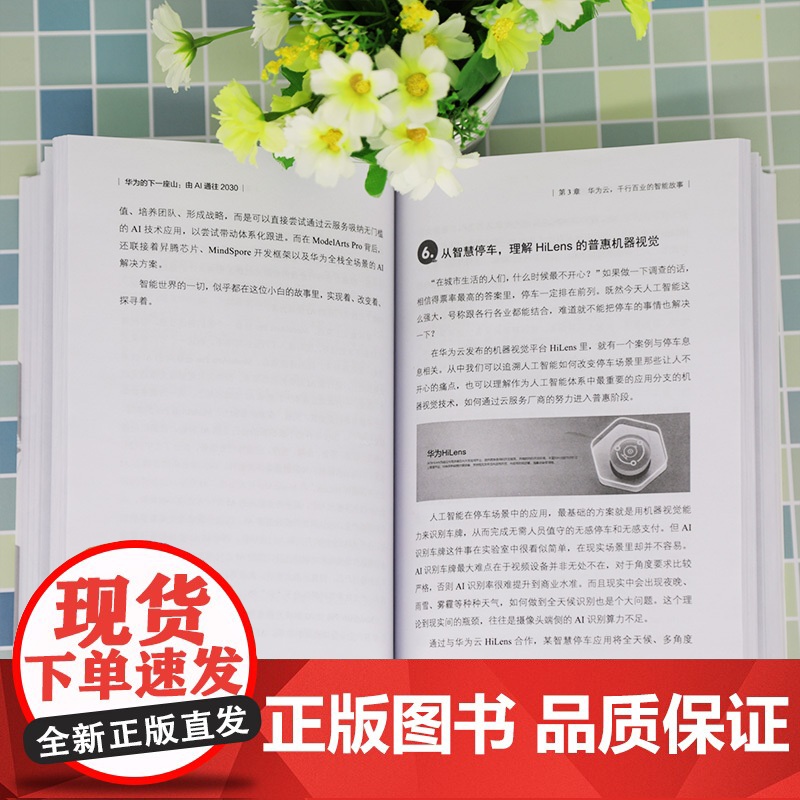 [正版]华为的下一座山:由AI通往2030 风辞远 清华大学出版社人工智能算法架构通信企业管理高清大图