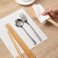 美丽雅 家用厨房清洁抽取式免洗去油去污一次性懒人抹布150张入