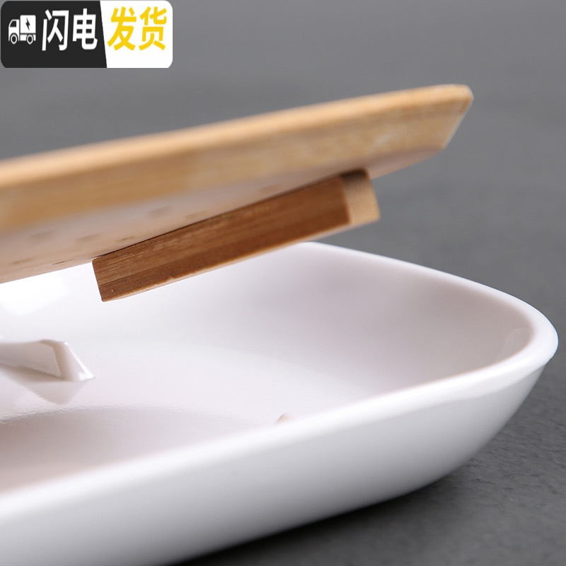 三维工匠密胺干泡盘功夫茶具茶盘简约家用迷你储水日式竹制茶托盘 密胺盘[28cm黑]四方