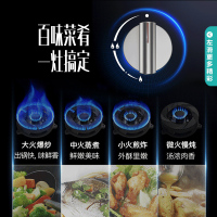 华帝(vatti)燃气灶具4.2KW嵌入式天然气煤气灶台式灶具双眼灶台嵌两用钢化玻璃JZT-i10039B