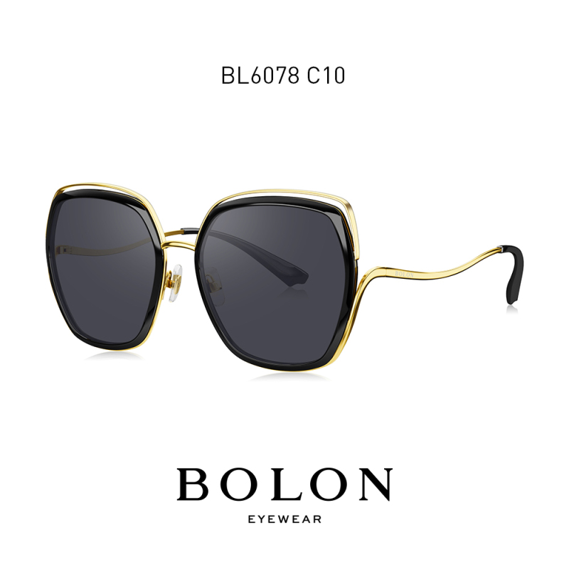BOLON暴龙新款偏光明星同款TR板材墨镜女潮流太阳眼镜BL6078