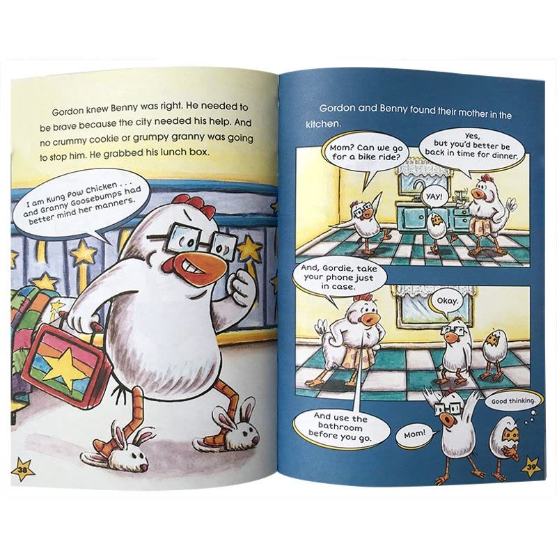 [正版]送音频Kung Pow Chicken宫保鸡丁5册英文原版Scholastic Branches学乐大树儿童桥梁图片