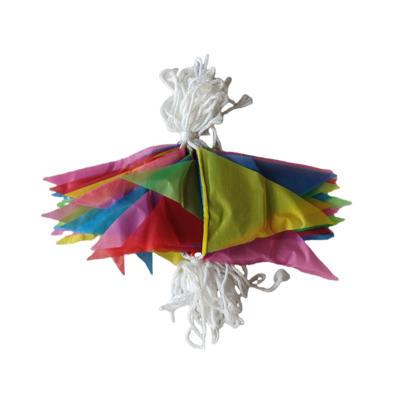 途务 小彩旗 彩旗绳 100m 卷高清大图