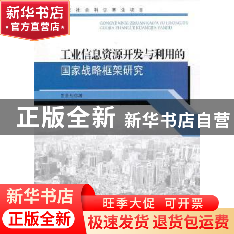 正版 工业信息资源开发与利用的国家战略框架研究 田景熙著 东南高清大图