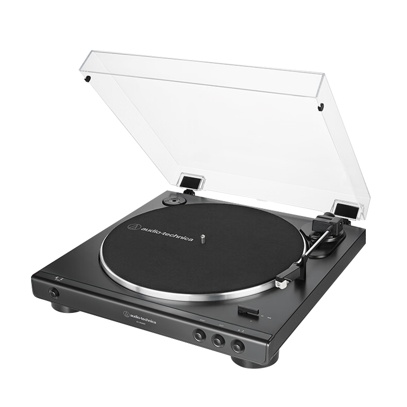 audio-technica 铁三角 AT-LP60X 自动皮带驱动式黑胶唱片机 黑色