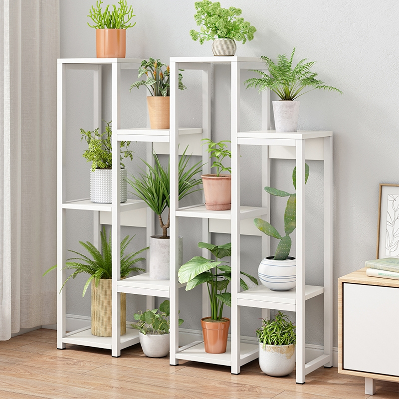 花架古达简约现代室内客厅落地式花盆架家用布置阳台置物架网红绿萝架