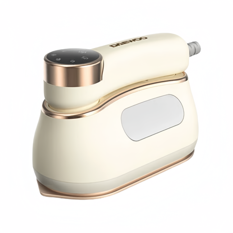 大宇(DAEWOO)HI-042 挂烫机家用手持熨烫机 除菌智能数显自清洁熨烫衣神器(单位:台) 奶糖白