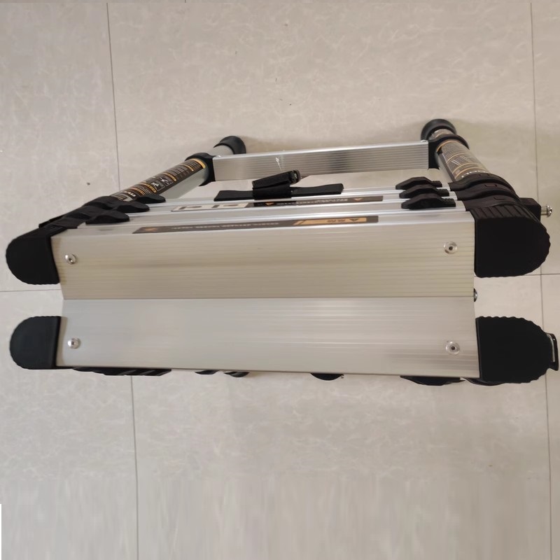 瑾如云海 梯子 伸缩梯 不锈钢伸缩梯2.1+2.1m 把高清大图