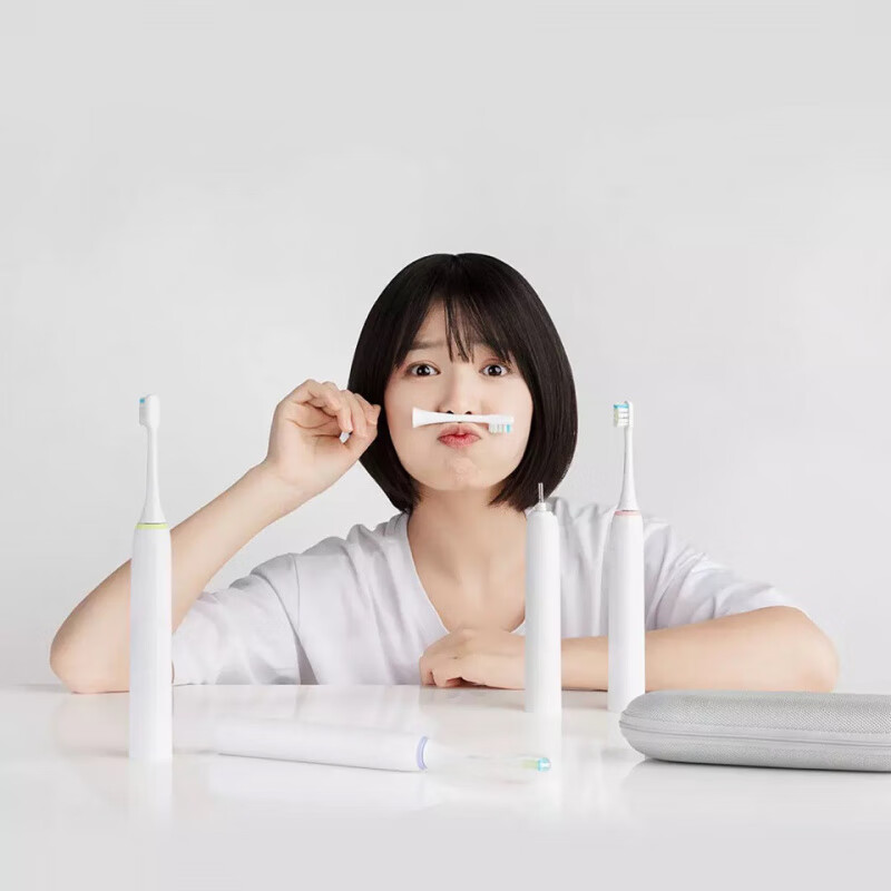 素士(SOOCAS) 声波电动牙刷 V1 蓝色 1只高清大图