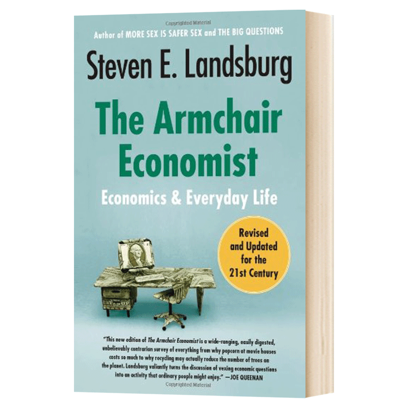 [正版]英文原版 The Armchair Economist 反常识经济学:生活中的经济游戏 英文版高清大图