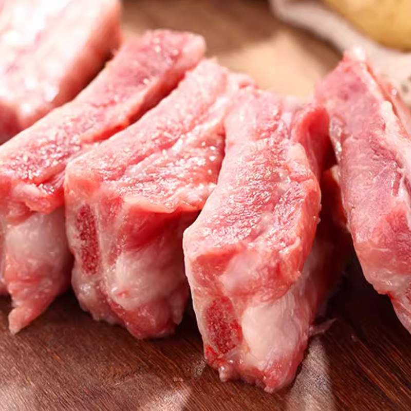 乔治牧场 黑猪一号(肉腔骨500g+瘦肉馅500g*2+猪前腿500g)HC高清大图