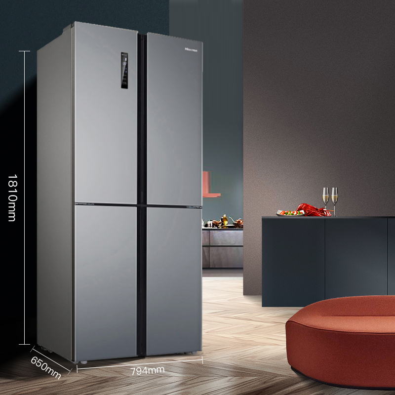 1级能效风冷无霜双变频节能低噪 健康杀菌净味三档变温电冰箱 海信