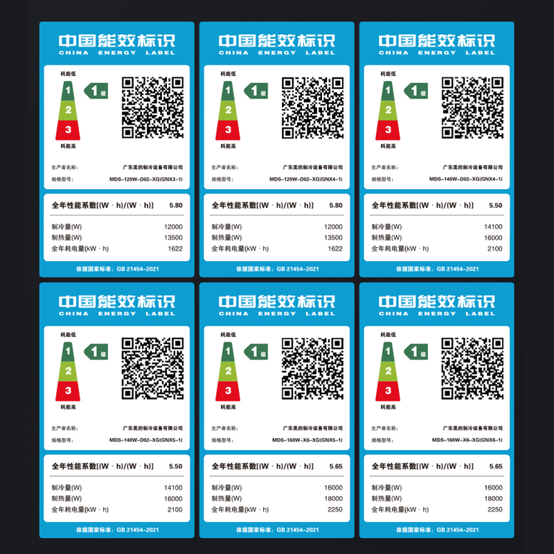 美的家用中央空调6匹一拖五多联机冷暖3室2厅智能家电MDS-140W-D02-XG(GNX4-1)一拖多高清大图