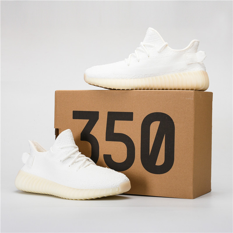 UYEEZY运动户外减震运动2022新款亚麻天使超酷潮流设计跑鞋厚底情侣椰子350运动鞋透气休闲