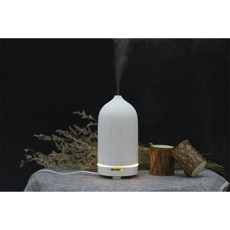 陶瓷香薰喷雾仪香薰机时光旧巷加湿器香薰精油 凌纹+6瓶小精油