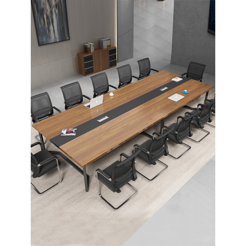 张匠会议桌长桌办公家具会议室简约现代条形大小型培训会议桌1.6m×0.8m