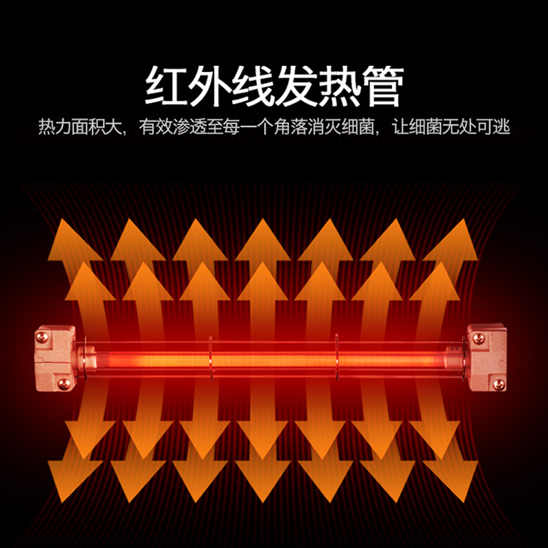 帅人(sazn) 60A-1 60升高温台式消毒柜立式消毒柜家用厨房消毒柜上下分控二星消毒柜