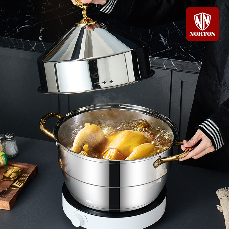 诺顿NORTON 金特斯蒸锅30CM 2ZJTS030高清大图