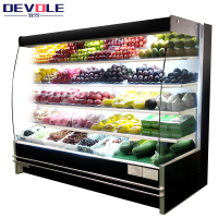 致烈（Devole）3.5米风幕柜 水果保鲜柜超市商用冰柜饮料柜展示柜蔬菜冷藏柜点菜柜卧式冷柜熟食柜推拉门机械控温立式