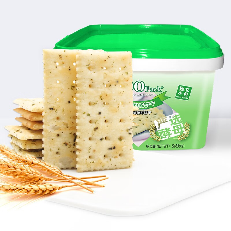 EDO PACK 518g 海苔味苏打饼干 (计价单位:盒)