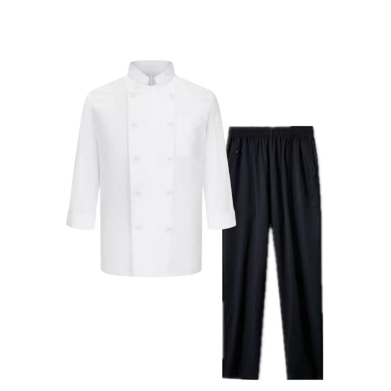 华敏 衣服 厨师服上衣 件高清大图