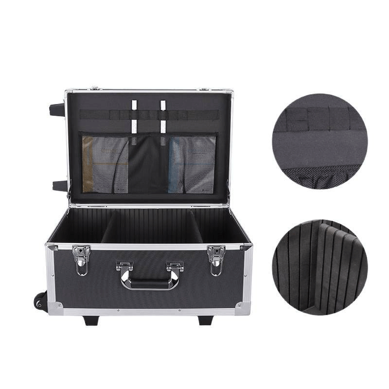 华夏京铁城 拉杆工具箱内置海绵缓冲 40*45*65cm 个高清大图