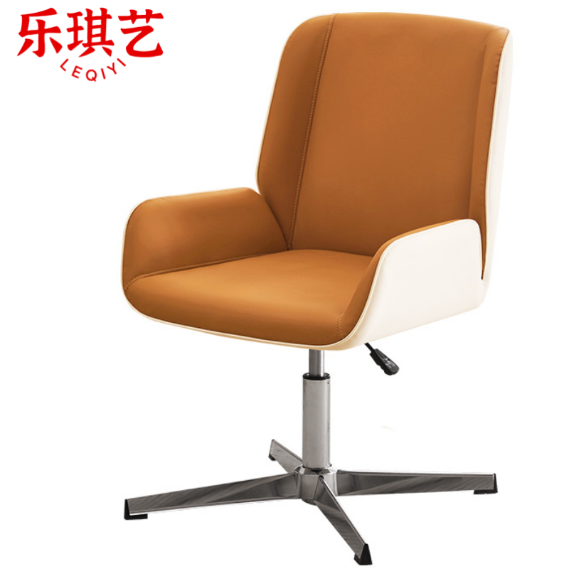 乐琪艺办公椅皮质张高清大图