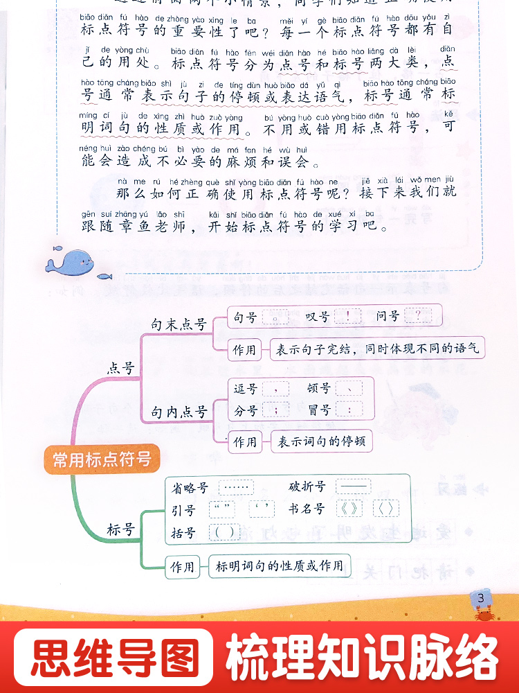 [全20册]语文基础知识强化训练 [正版]标点符号专项训练的地得一本通用法手册小学生语文基础知识强化训练大全句号问号叹号高清大图
